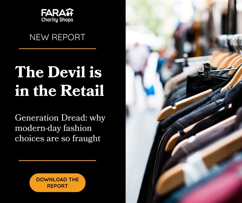 New research reveals Gen Z & Gen Alpha are struggling as their fast fashion choices clash with sustainability concerns. The solution? Channel the “pleasure activism” of Charity Retail. DOWNLOAD THE REPORT: faracharity.org/new-fara-repor…  #GenZ #GenAlpha #CharityShops #FARAcharityShops