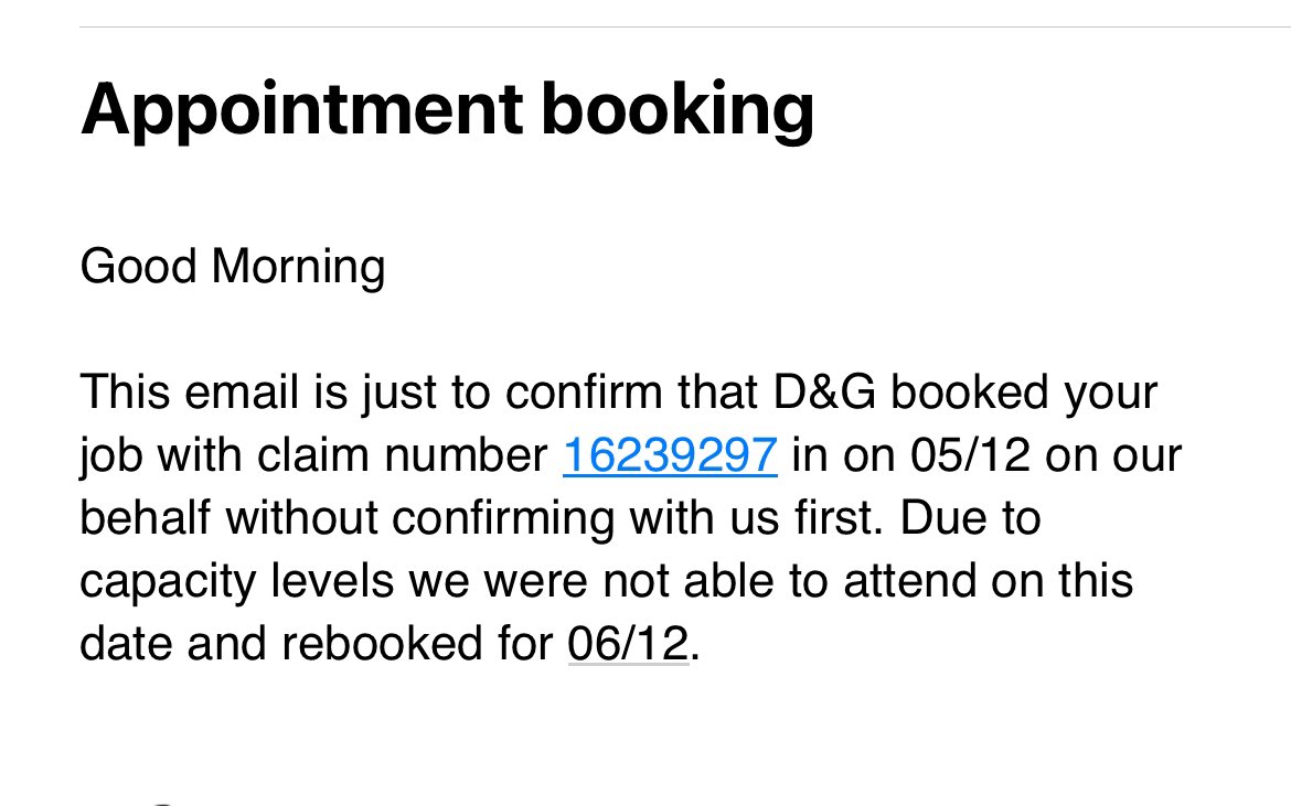 SurgeryMiller's tweet photo. @DandG_Support @DandG_Global  What an absolute shambles! 
Care to explain why you have asked me to stay in all day for an engineer that isn’t coming until tomorrow. https://t.co/DQUbUJFvaP