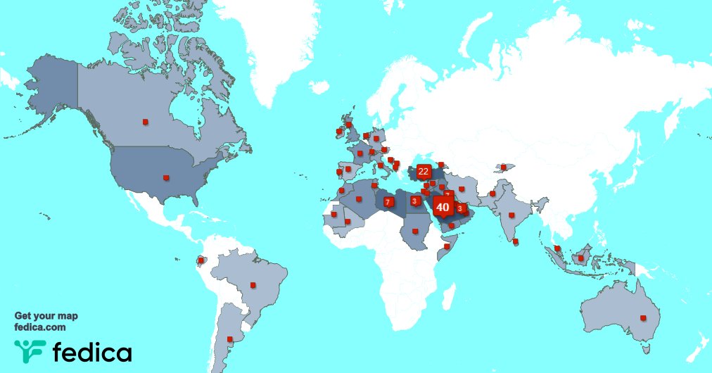 I have 1 new followers from Türkiye 🇹🇷 last week. See fedica.com/!takita_safa