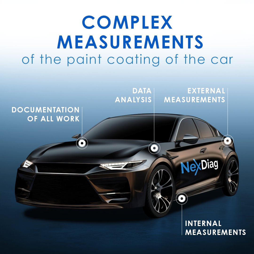 NexDiag's tweet photo. Test your car's paint with NexPTG gauges 💪
✅ Guarantee and precision measurement
✅ Professional evaluation of the condition of steel, galvanised steel and aluminium surfaces of the car
✅ Data analysis
✅ PDF report https://t.co/n49cJ6t6G4