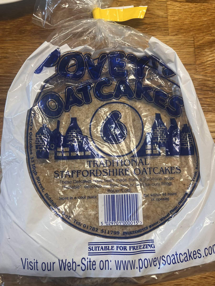 The three wise men 👑 brought Gold, Frankincense and Myrrh - the family brought me <a href="/poveysoatcakes/">poveys oatcakes</a> from Staffordshire for the festive season 🎄 #samesame You can take the girl out of Staffordshire but….