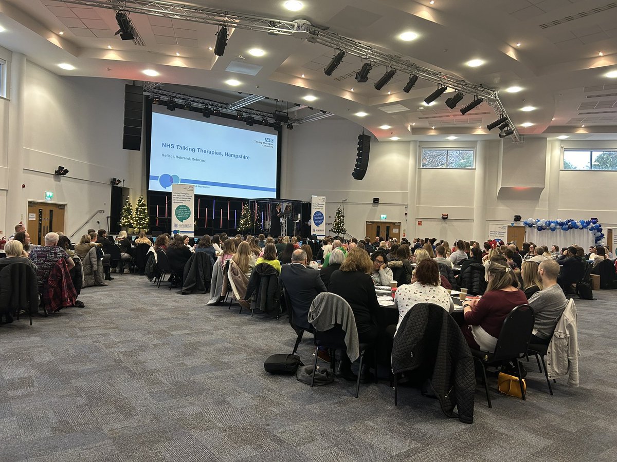 Celebrating Talking Therapies today and the work the team have achieved. An amazing turn out in person and online @Southern_NHSFT