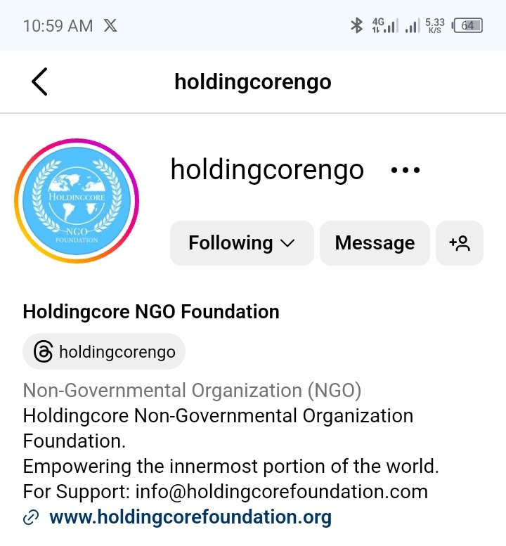 BimbolAdedapo's tweet photo. If you're not already following @Holdingcorengo on all social media, you'd be missing out on exciting updates!
Connect via #Facebook, #IG & #X App & #LinkedIn Soon
Big things await you next yr #HoldingcoreNGOFoundation
#HoldingcoreFoundation #HoldingcoreNGOFoundation
#AreUIN https://t.co/GB3WP7U4h9