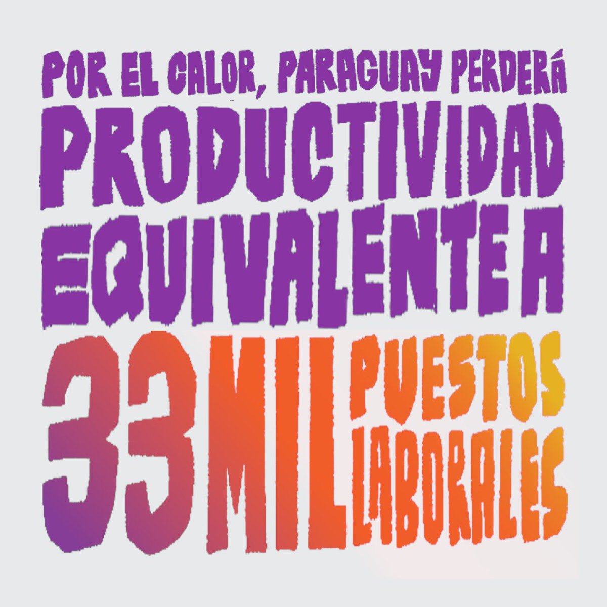 elsurti's tweet photo. No es pereza. Es el calor. 🥲🔥

Lo dice la ciencia: las altas temperaturas nos vuelven menos productivos.

Y la OIT estima que se podrían perder miles de puestos de trabajo en horas de productividad por este calor que no es normal.

Algunos datos🧵 https://t.co/lekIpkw3c5