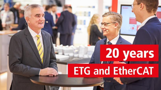 To mark 20 years of #EtherCAT and <a href="/EtherCAT_Group/">EtherCAT Group</a>, <a href="/beckhoff/">Beckhoff Automation</a> invited the chairman of the ETG Marketing Committee, Christoph Widmann from acontis technologies, as well as the ETG Executive Director, Martin Rostan, to an interview at the sps trade show: lnkd.in/gkQcRf6c.