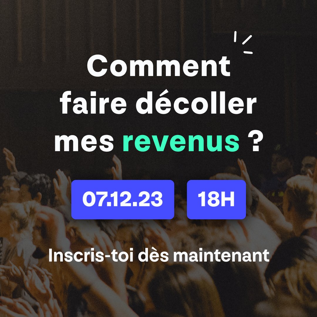 mym_off's tweet photo. Participe à notre 1er #Webinar et découvre toutes les astuces pour faire décoller tes revenus ! Inscris-toi juste ici : https://t.co/7RQXpEgJfb

#MYMAcademy #PowerToCreators #CreatorEconomy #Revenus https://t.co/YWVmyXIZkL