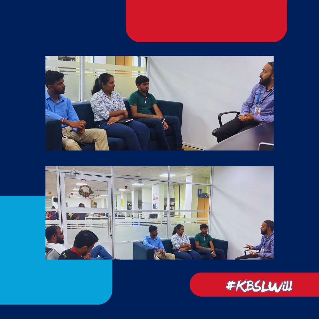 Our engineers leading an insightful induction session for our new interns👨‍💻
Together we innovate and inspire!🚀

#TeamTuesdays #KBSLWill #TeamKBSL #KBSLIT #KBSLWillInspire #Srilanka #Tech