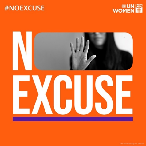 NOT. EVEN. ONCE.

There is #NoExcuse for gender-based violence.

#16DaysOfActivism <a href="/UN_Women/">UN Women</a>