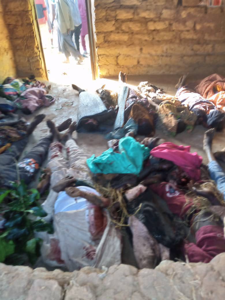 ElochukwuOhagi's tweet photo. So Nïgerians believe this to be a mistake? So the Nigerian military told you that they MISTAKENLY DROPPED A BOMB in a community in Kaduna and you believed it. 

This means that tomorrow they can drop the same Bomb in any community and also claim it is a mistake. 

I think this is a way of wiping off people. Air Force once did this in an IDP camp housing many Christians  and claimed it was a mistake. 

Now 126 people have been murdered including women and children and it will be called a mistake. 

What type of mistake is this? 

The problem we are facing is those still supporting this evïl called One Nïgeria. The blood of these people is on you all. 

Elochukwu Ohagi, Philosopher, Teacher and Activist, 2023.