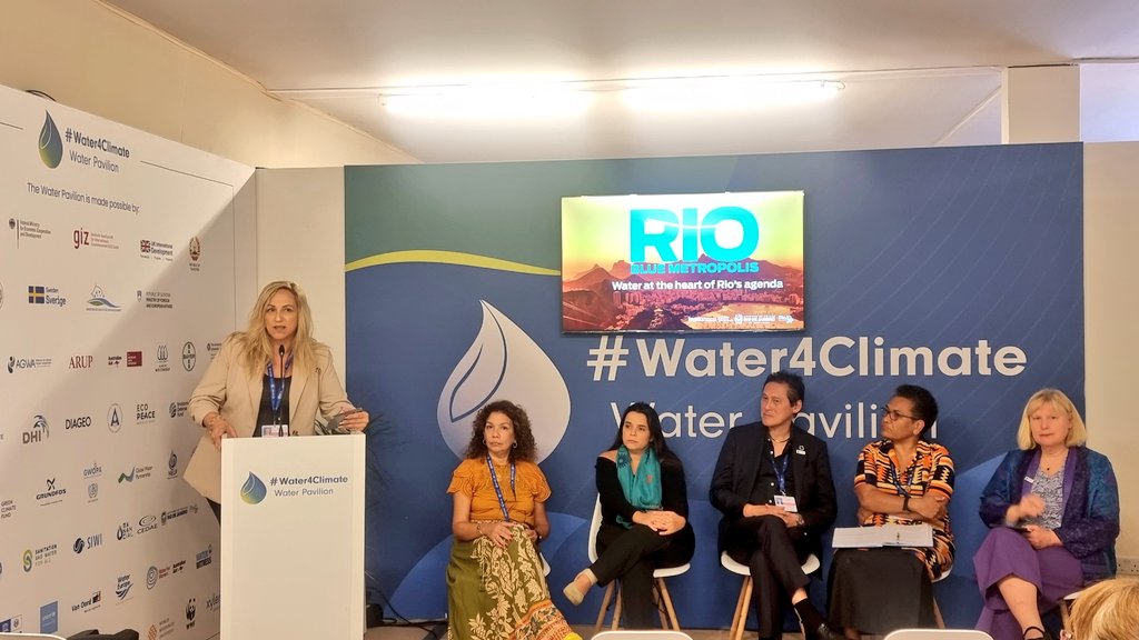 🔝Welcome to our 2nd session on #Water #policies & #good #practices in #urban areas at the #Water4Climate pavilion at #COP28   

🔴Live-streaming available now youtube.com/live/Lucp38B-i… #WaterSmartSociety