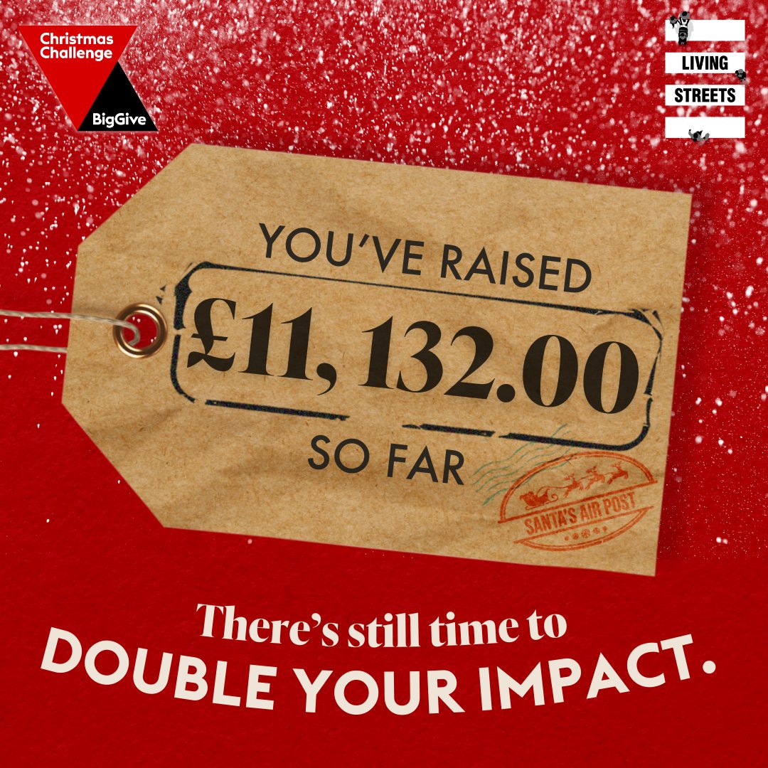 🫶🏾 Thank you for your donations so far! 📈 We are over two thirds of the way to our @BigGive #ChristmasChallenge target! 🕑 There's one hour left to see your donation doubled! #CharityTuesday donate.biggive.org/campaign/a0569…