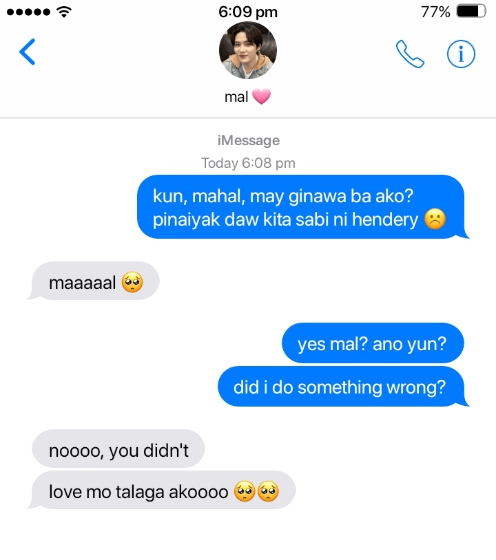 seraphzild's tweet photo. [#kunwin] "mal 🥺"

one twt filo socmed au https://t.co/wRCEQ8M1oN