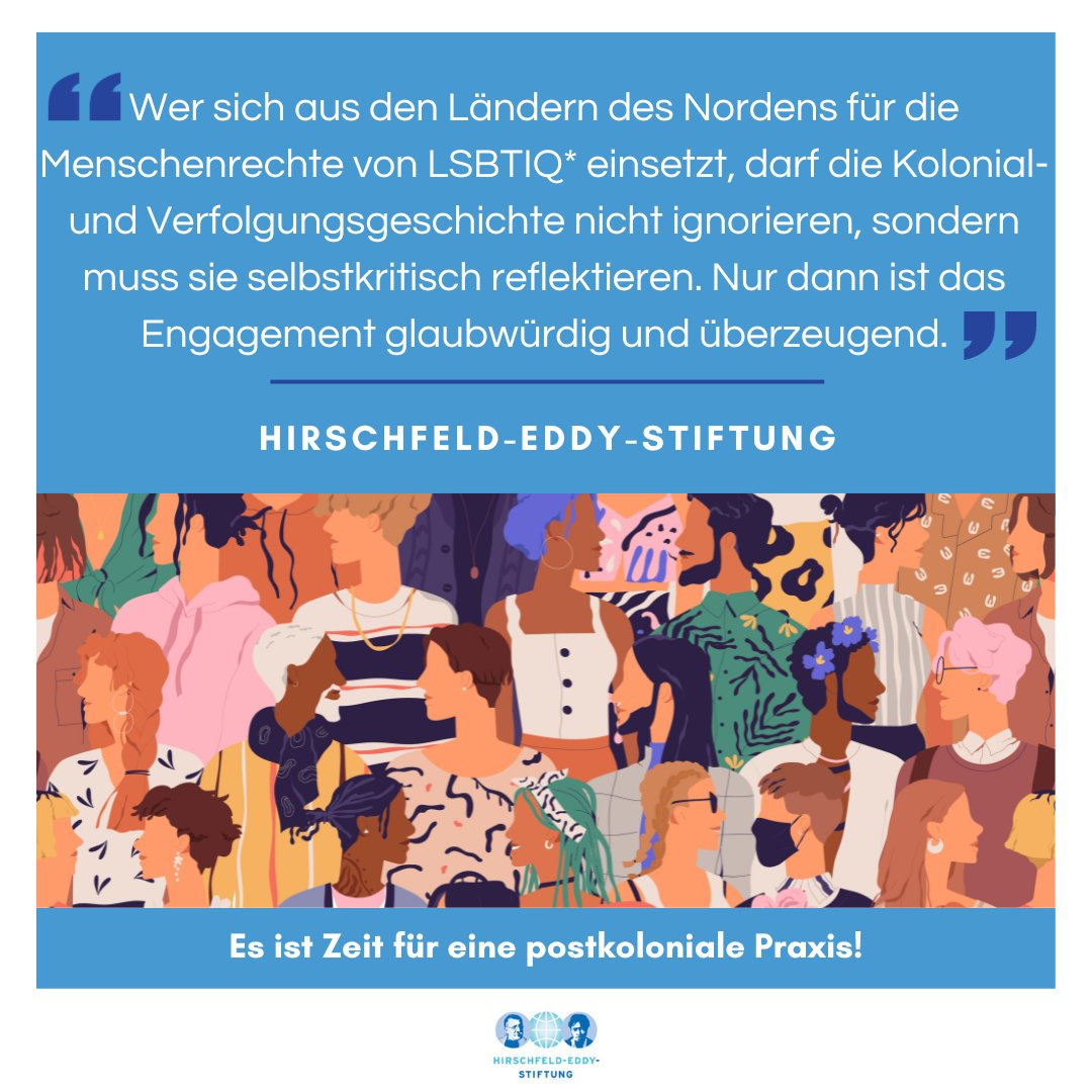 🔉 Es ist Zeit für eine postkoloniale Praxis! Lesen Sie hier das Factsheet zu Postkolonialismus der Hirschfeld-Eddy-Stiftung: lnkd.in/dqiFmnzH