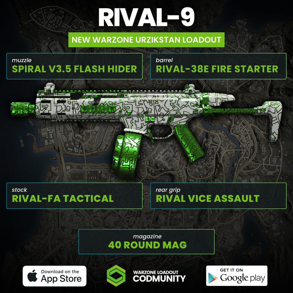 👑 HOLGER 556 - RIVAL 9👑

The first loadout I will try in #Warzone Urzikstan.