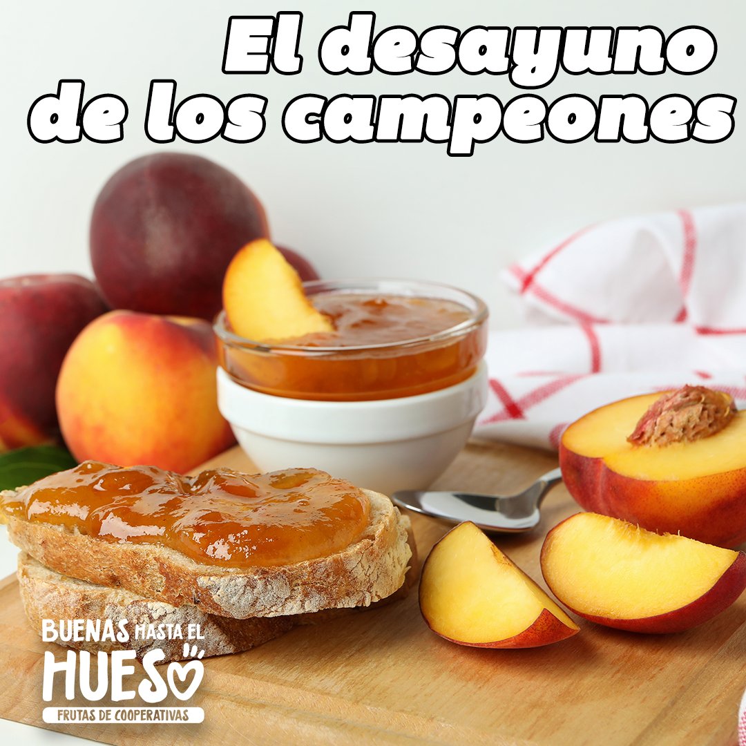 😎¡Prepárate para conquistar tus metas diarias con un desayuno que te haga sentir imparable! Porque con @Fruta_de_Hueso la victoria está asegurada💪

#melocoton #nectarina #paraguayo #albaricoque #ciruela #cereza #buenashastaelhueso #frutadehueso #salud  #cooperativas