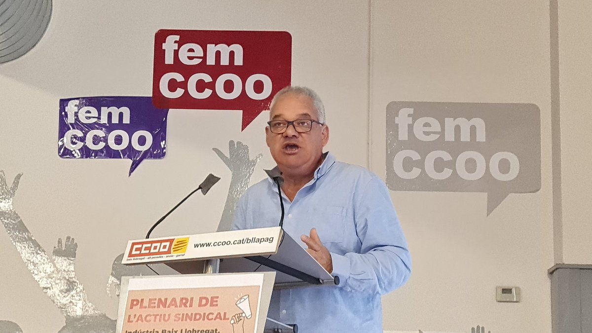 FICCOOCat's tweet photo. @diazmontesinos1 @Industria_CCOO @FICCOOBLLPAG @ccoocatalunya @ccoo_bll_apag @JmRomero73 @garbineespejo @hermajoan @bernat_vg @MCanteroSanchez @_Vizuete_ @PachecoJpacheco També és fonamental avançar en polítiques industrials reals i cal fer-ho des de la concertació social. CCOO hi hem de ser  hem de poder dir la nostra per aconseguir una llei d'indústria moderna i un pacte d'estat per la indústria, ha incidit @hermajoan https://t.co/e7Iu2mQj6G