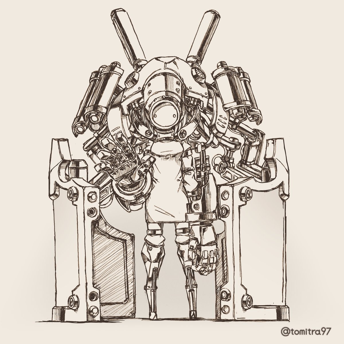 「#これ見た奴は持っている直立してる画像をあげろ」|とみもいのイラスト