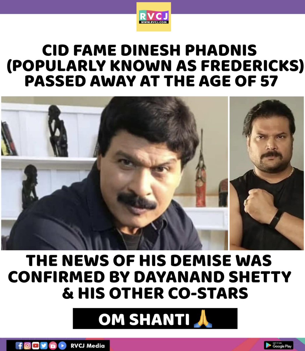 Om Shanti🙏🙏

#CID  #DineshPhadnis
#Sony