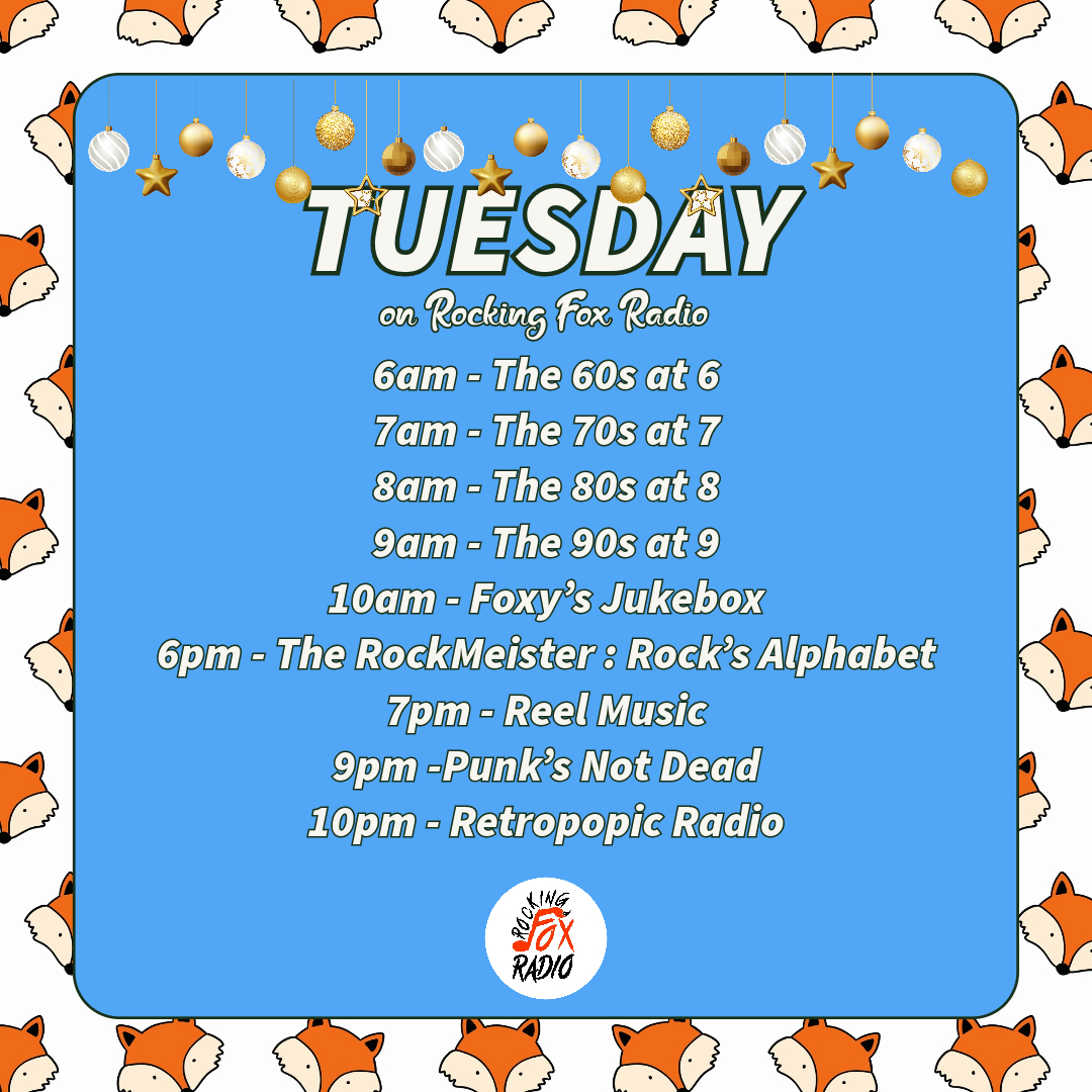 Foxy's got another great line up of shows for you this fine Tuesday folks !