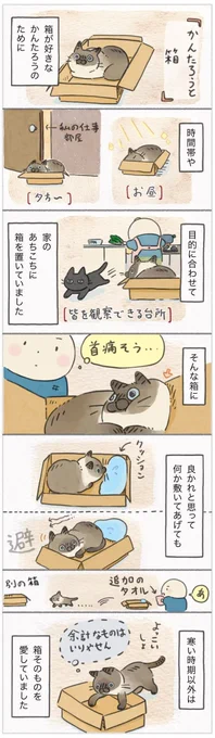 箱が大好きな猫にとって飼い主の思いやりはむしろお節介【連載】ねこ連れ草 298話め|ねこのきもちWEB MAGAZINE 