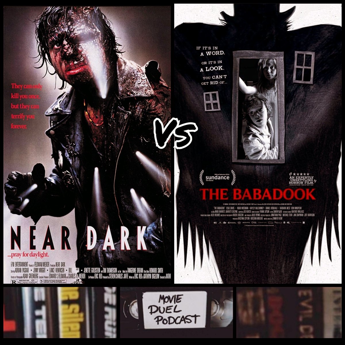 NEW EPISODE 

Welcome to Episode 23 in which myself and Movie Duellist, Tarquin Mandrake, discuss our selections for Episode 23 - Best Female Directed Horror, Near Dark (1987) and The Babadook (2014).
#movieduelpod #neardark #thebabadook #fingerlickingood #whycantyoujustbenormal