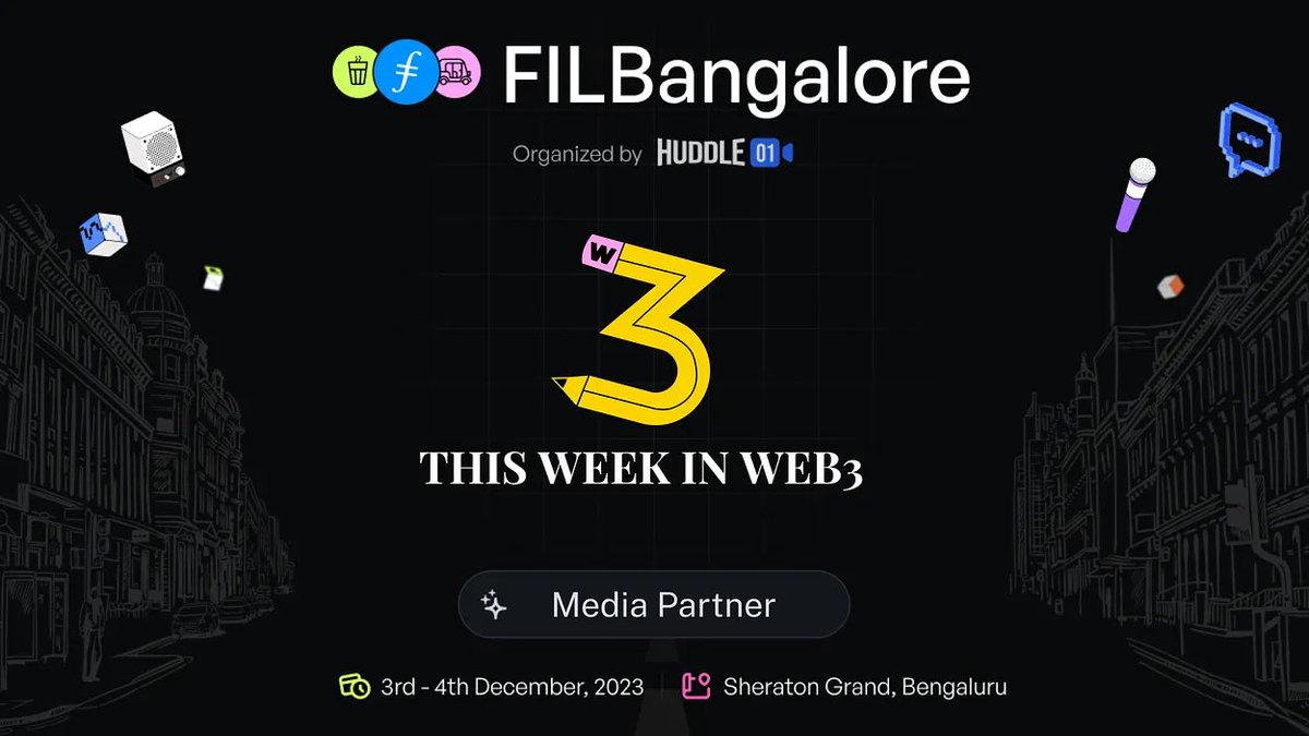 This Week in Web3 by <a href="/spacekayak/">Spacekayak</a> &amp; <a href="/0xTPH/">The Product House 🚀</a> 🗞️ 
NEW ISSUE OUT! 🚨 

👉 Catch #FILBangalore in action as we share some highlights from Day-1 in this edition.
👉 Browse through interesting web3 product spotlight and global updates

👀 More coverage from #FILBangalore, <a href="/CosmoconHQ/">Cøsmocon ⚛</a> and