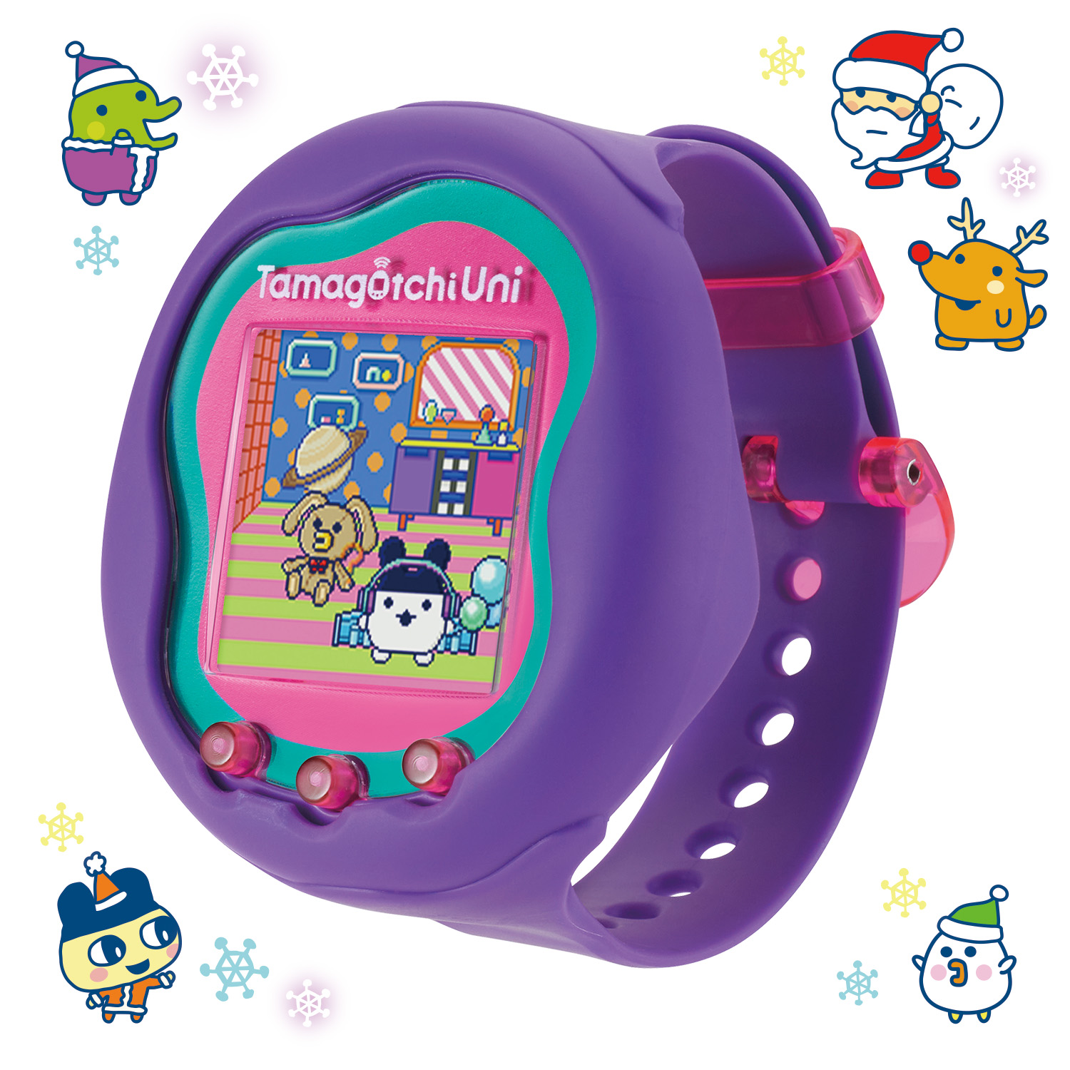 ☆クリスマス 新品 たまごっちユニ！ 青 バンダイ 特典付き