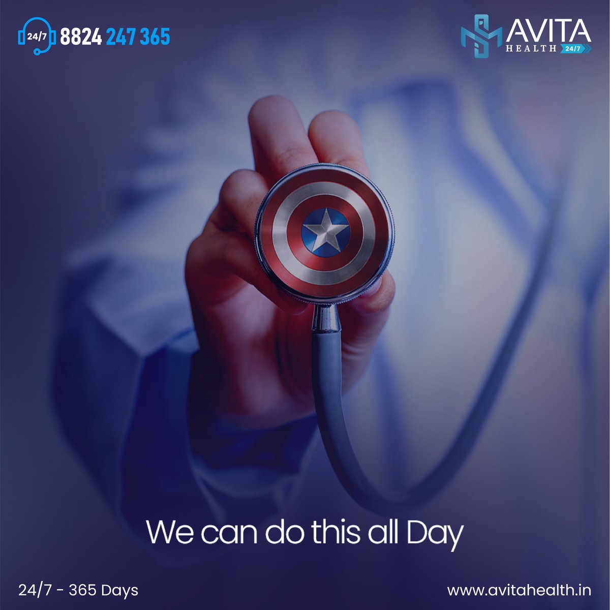 A promise to serve you 24x7, 365 days. 

#AvitaHealth24x7 #AtHomeHealthcare #HomeHealthcare #HomeMedicalCare #DoctorOnCall #DoctorAtHome #DentalTreatments #AestheticTreatment #future #healthcarefuture #fasthealthy #health #healthcare #health #healthyhabits #healthychoices