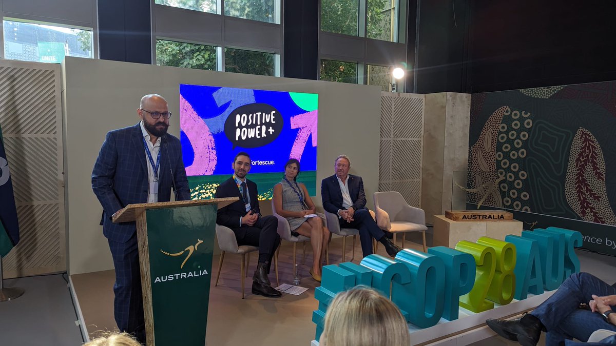 Lethal humidity is the 'red limit to survivability,' says our climate scientist @drfahadsaeed at an Australian Pavilion event on the topic at COP28. It is a 'hard limit' to our ability to adapt - we need active engagement from the private sector to meet our climate goals, he adds