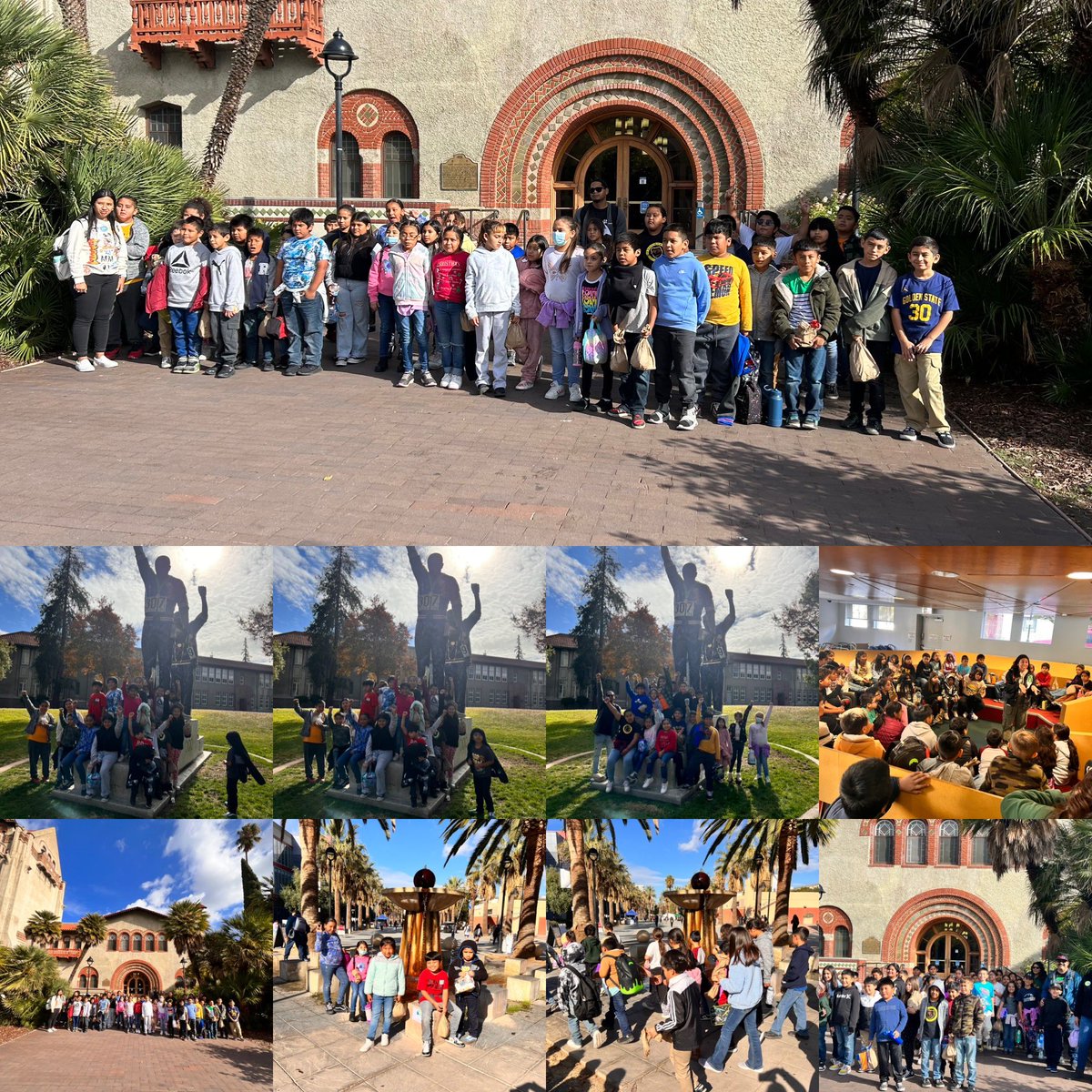 Our 3rd Grade scholars visited SJSU! Watch out Spartans our Brown Bears are in the house! Excited to create meaningful experiences that will shape the future for each of our scholars! #CCR #FutureDriven @zjgalvan @LCortezGUSD @OakBrownBears @BroarPRIDE