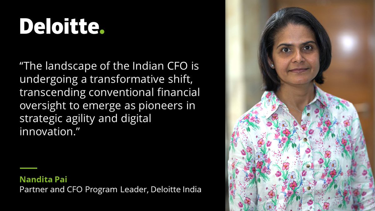 DeloitteIndia's tweet photo. Dive deep into the emerging challenges faced by #CFOs, trends in the #finance function, and CFOs’ priorities and more: https://t.co/2PkzxPd1Vc

#CFOProgram #CFO #Finance #CFOTrends https://t.co/JUo7ypFOP2