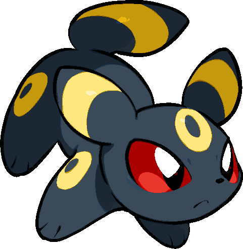 umbreon no humans solo pokemon (creature) full body white background simple background red eyes  illustration images