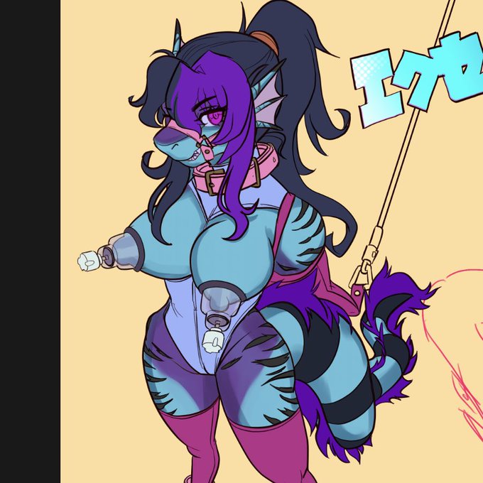 コミッション進捗。塗り分け中。 