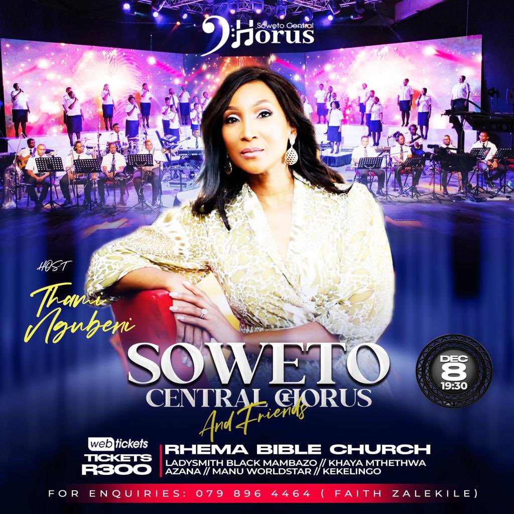 SowetoCentral_C's tweet photo. Countdown alert! 🚀 Just 3 days until the soulful celebration with 'Soweto Central Chorus &amp; Friends.' 🗓️✨ Get ready to be swept away by the magic on Dec 8th. Secure your spot now! 🎟️ https://t.co/6ihS6QUcjd
#SCCandFriends #3DaysToGo #CountdownToConcert https://t.co/aMVdcITc4j