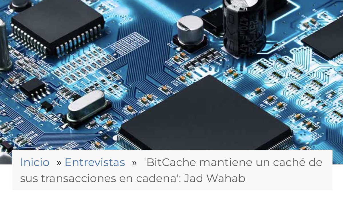 BlogueroDigital's tweet photo. En esta entrevista, @JadWahab aborda aspectos técnicos
de billeteras #Bitcoin,
el desarrollo continuo de #BitCache y cómo esta última capa de almacenamiento en caché podría ayudar a los usuarios a ser dueños de su contenido.
✍️@cryptoAcorns
#CoinGeek⬅️⬇️
https://t.co/Uwzjr3FSiP https://t.co/6sYH1vXil7