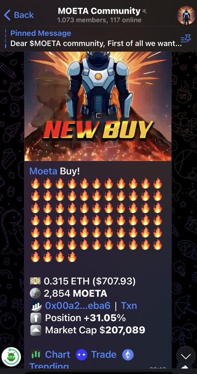 The most wanted token of the #bull

$MOETA