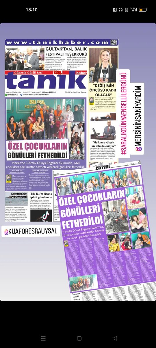 #3aralik #3AralikDünyaEngellilerGünü #ozelçocuklar #chpmersin #yerelsecim