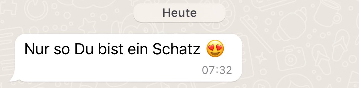 I know, erzähl das den Leuten, für die man alles getan hat