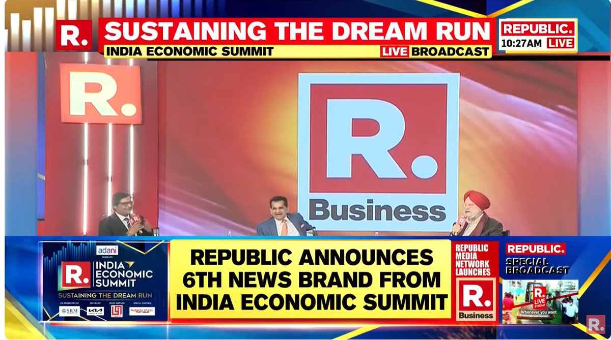 #LIVE: मीडिया में रिपब्लिक ग्रुप का धमाका, इंडिया इकोनॉमिक समिट में अर्नब गोस्वामी ने किया 'रिपब्लिक बिजनेस' चैनल का ऐलान

#SustainingTheDreamRun #IndianEconomy #ArnabGoswami #Republic #RepublicTV #RepublicMediaNetwork #RepublicWorld #RepublicBusiness #Business

यहां देखिए…