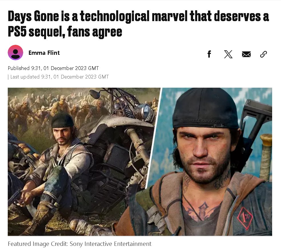 Does Days Gone Deserve a Sequel? 