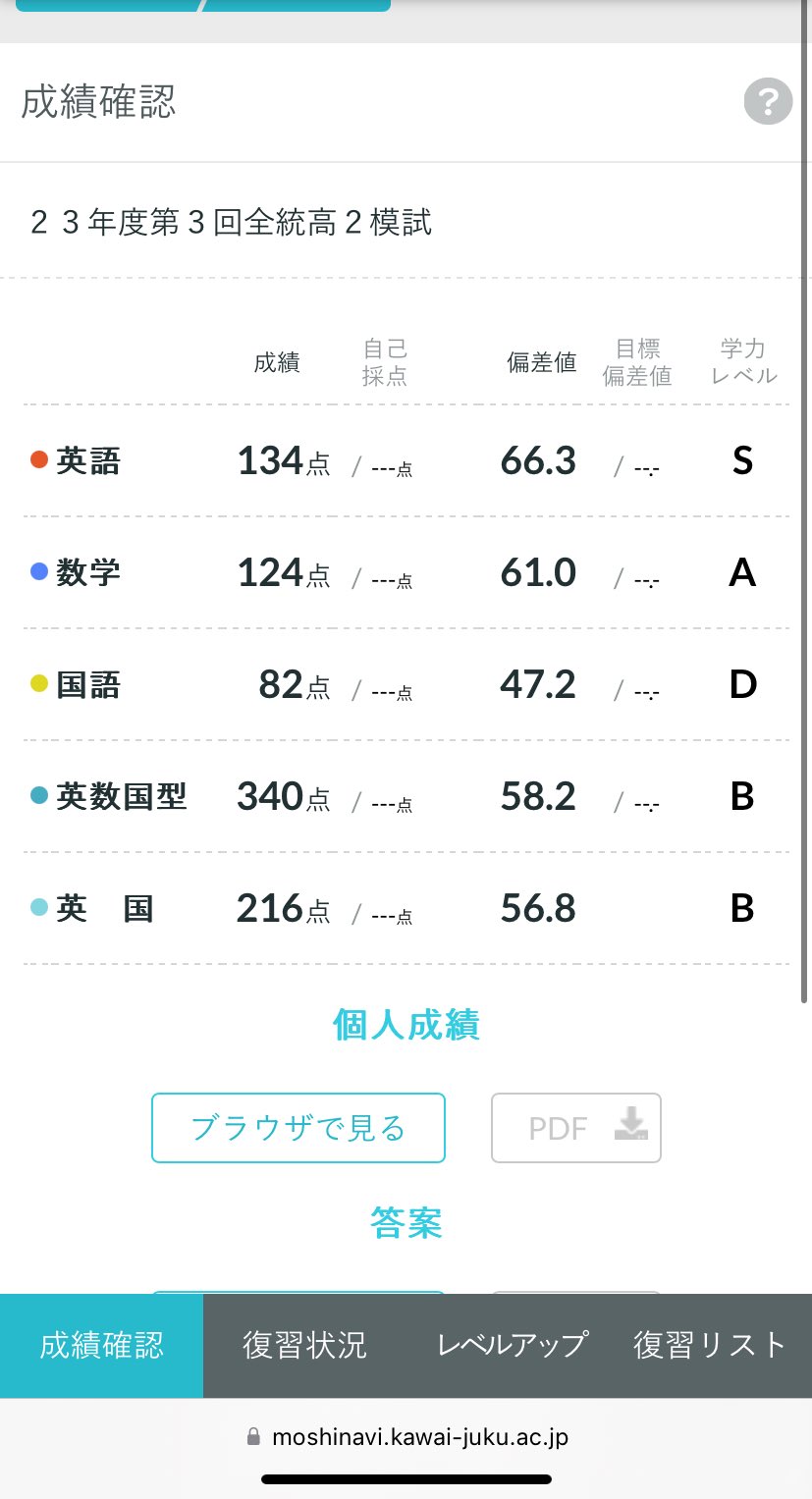 キズナ 全統模試 8月全統記述模試◈高3 : 小問集合（Ⅲ型）◈ | 赤城❤︎.*