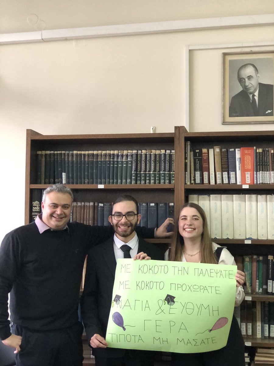 Kokotos CG Research Group (@kokotoscg) on Twitter photo Congratulations to newly-graduated MScs from the Kokotos' group, <a href="/naya_stini/">Naya Stini</a>, <a href="/EPoursaitidis/">Efthymis Poursaitidis</a> and Michalis Kartsinis!!! Naya and Euthimis have also started their Phd in the Kokotos group! All the best to all 3 of them in their future!!! Congratulations to newly-graduated MScs from the Kokotos' group, <a href="/naya_stini/">Naya Stini</a>, <a href="/EPoursaitidis/">Efthymis Poursaitidis</a> and Michalis Kartsinis!!! Naya and Euthimis have also started their Phd in the Kokotos group! All the best to all 3 of them in their future!!!