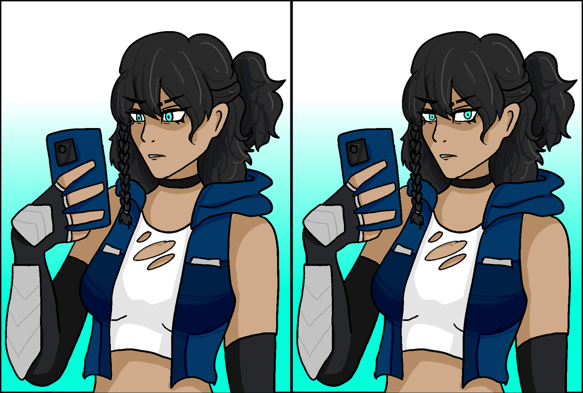 countthethorns's tweet photo. / Kamila in 23: Reiwa dating apps generation by HANABIE

the song is just about dating apps kind of sucking so I drew her displeased with something on her scroll/phone ww

https://t.co/AzoLAixMmz https://t.co/Z7tKSy9niM
