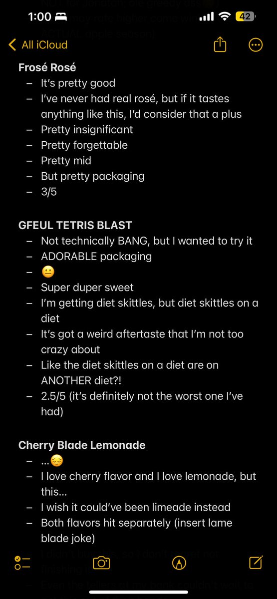 Throwback to when I heavily relied on energy drinks and would rate them so I could remember the ones I liked and the ones I didn’t.🥴