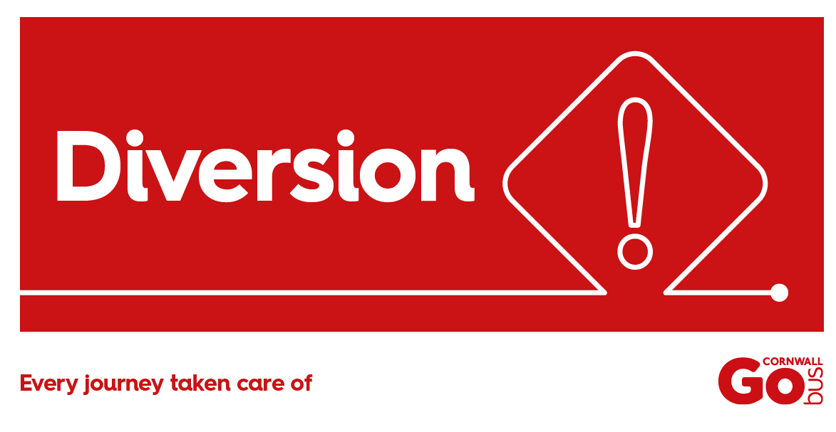 GoCornwallBuses's tweet image. #GCB5 Penzance to Sheffield
Is on diversion today around Penzance between Alverton roundabout, turning right at Alexandra Road along the Promenande to Newlyn.