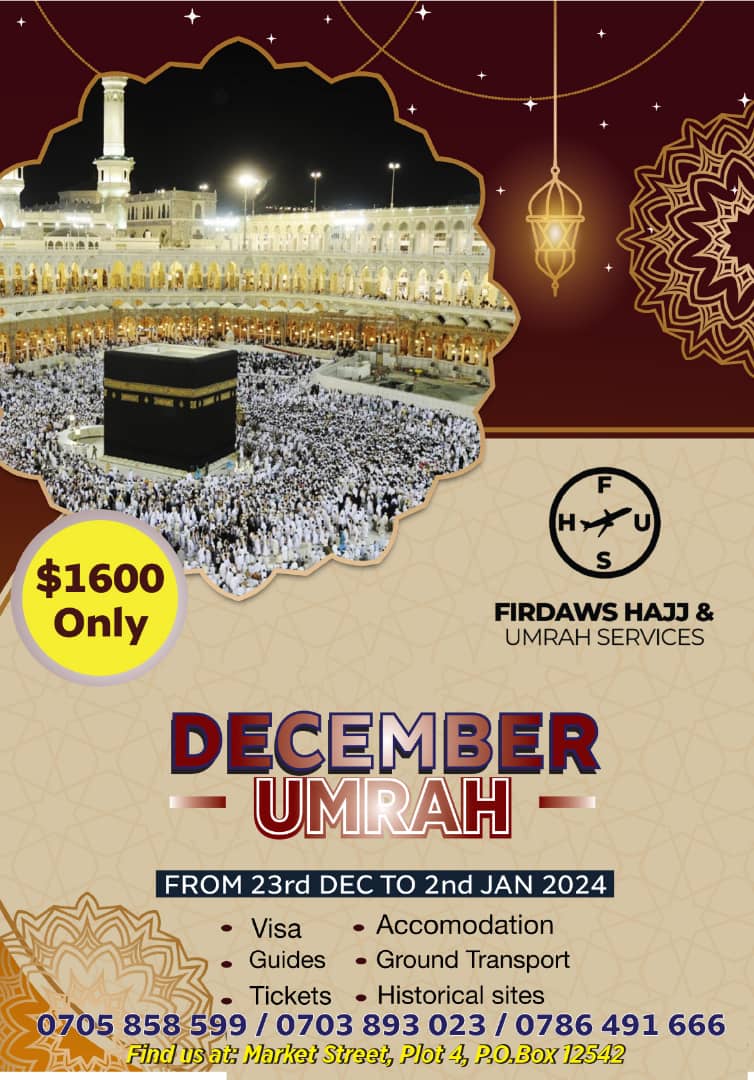 SalamTvUG's tweet photo. Makka and Madina are cities where people from all walks of life come together to worship Allah.
Book now for #DecemberUmra #Hijja2024 #RamadhanUmrah
070389803 0786491666
#FIRDAWS #SalamUpdates https://t.co/gxrVylYnfU