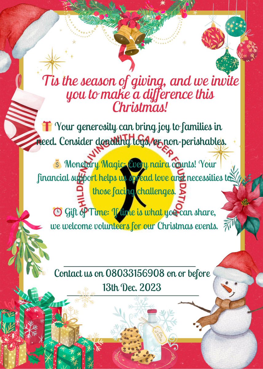 clwcfoundation's tweet photo. Tis' the season! Join us to prepare for our annual Christmas Party where we give back to the community!
Thank you as you make your contribution https://t.co/7gbEVoA43f