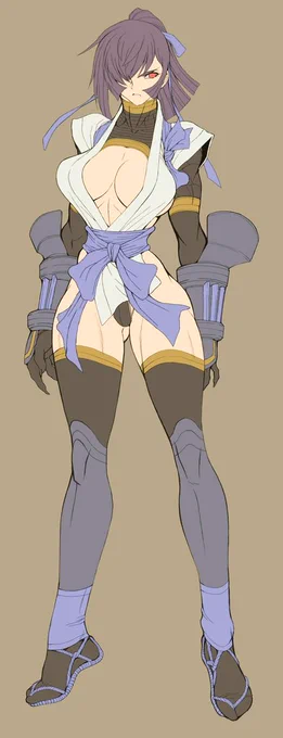 #これ見た奴は持っている直立してる画像をあげろオリキャラくノ一で 