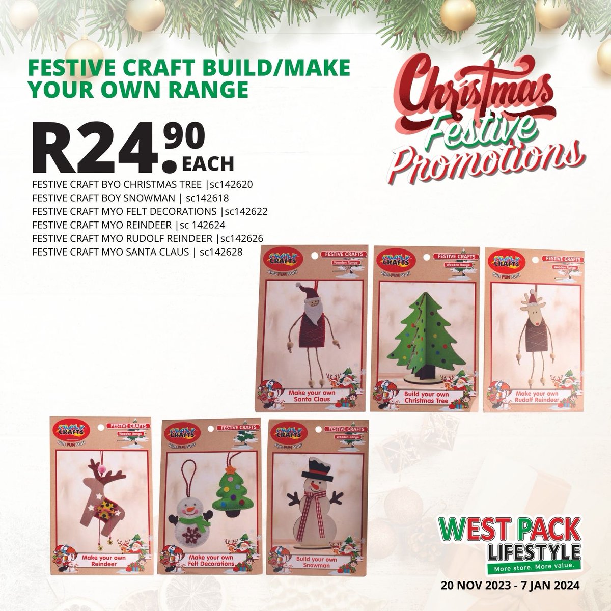 westpackstores's tweet photo. HAVE YOU DECORATED YOUR TREE? π
This year make your own @CrazyCraftssa #Christmas decorations with the #kids (and yes we've got instructions!) π https://t.co/wLEUbF6b5c
#handmade #kidsfunstuff #crazycrafts https://t.co/v3UUiNtPIt