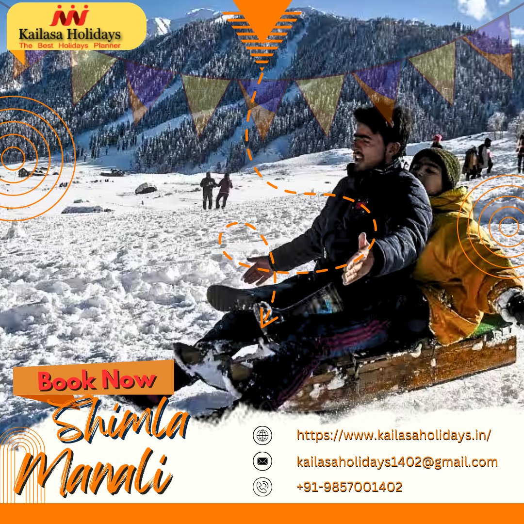 #SnowMagic #ShimlaManaliAdventures #WinterWonderland' #manali #manalitour #manalitrip #manalitourism #manalitourpackage #shimla #shimlalife #shimlahills #shimlatourism #shimlatourpackage #snowfall #snowwhite 
kailasaholidays.in
+91-9857001402
kailasaholidays1402@gmail.com